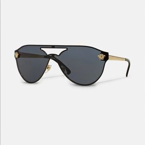 BLACK GLAM MEDUSA VERSACE SUNGLASSES